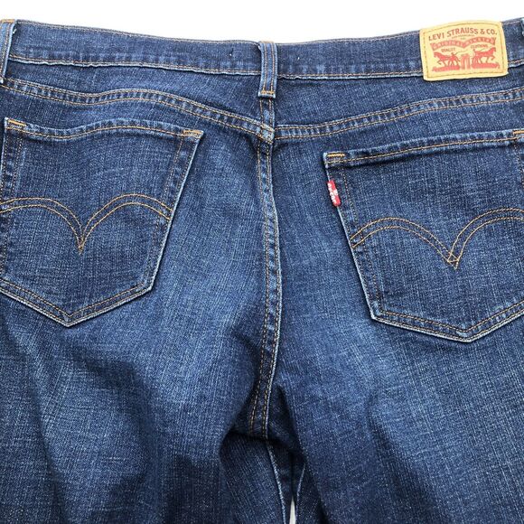 Levis Womens Relaxed Straight Leg Jeans Size 29 Dark Wash Comfortable Classic - Picture 3 of 9